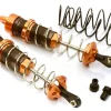 Berlinski Tuning C28475ORANGEAlu Big Bore Stoßdämpfer hinten 105mm Stampede, Rustler
