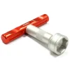 Berlinski Tuning C25337REDAluminium Radmutternschlüssel für 17mm Radmuttern