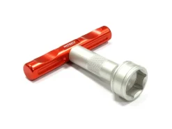 Berlinski Tuning C25337REDAluminium Radmutternschlüssel für 17mm Radmuttern