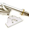 Berlinski Tuning C27800SILVERAlu Kipp-Spindel-Mechanik mit Motohalter für 1/14 Truck