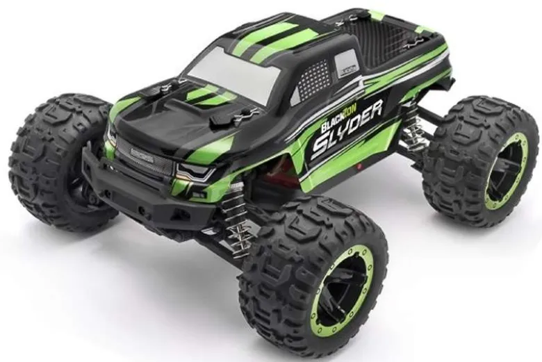 BlackZon 540100SLYDER MT 1:16 4WD Elektro Monster Truck RTR - Grün