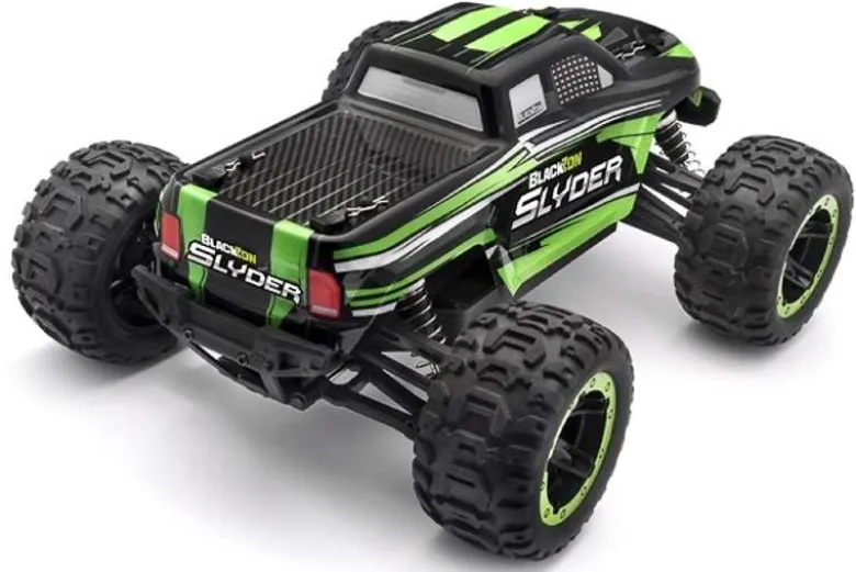 BlackZon 540100SLYDER MT 1:16 4WD Elektro Monster Truck RTR - Grün