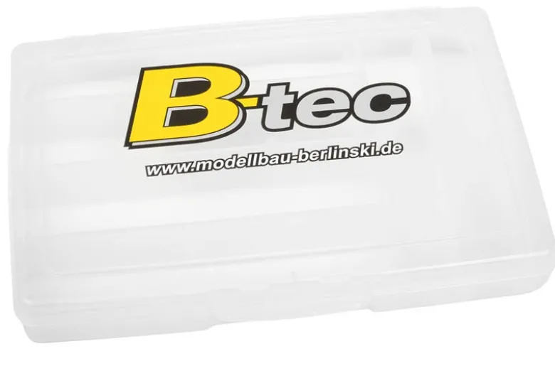 B-tec BT-010-00012Kleinteile Box - 245x165x40mm - 6 Fächer
