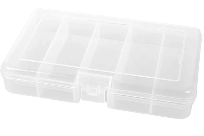 B-tec BT-010-00027Kleinteile Box - 165x105x31mm - 5 Fächer