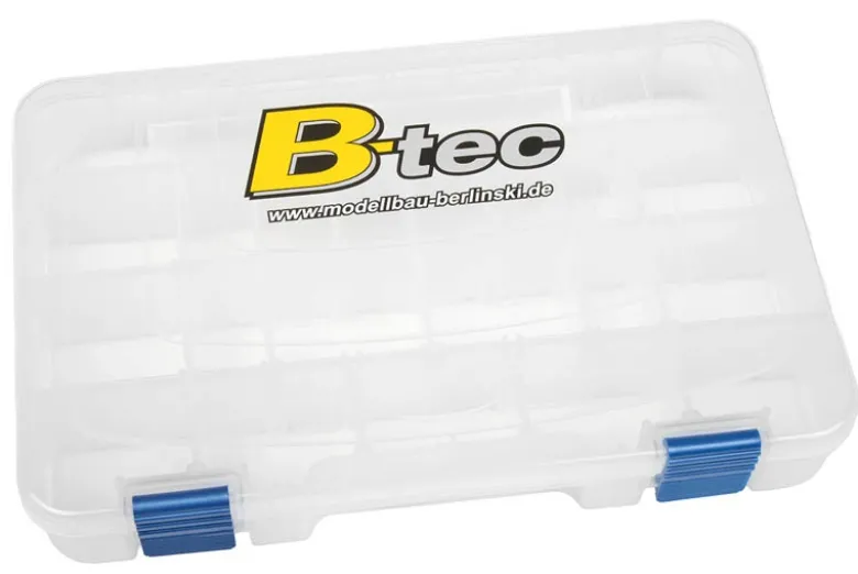 B-tec BT-010-00002Kleinteile Box - 276x188x45mm - 1 - 20 Fächer