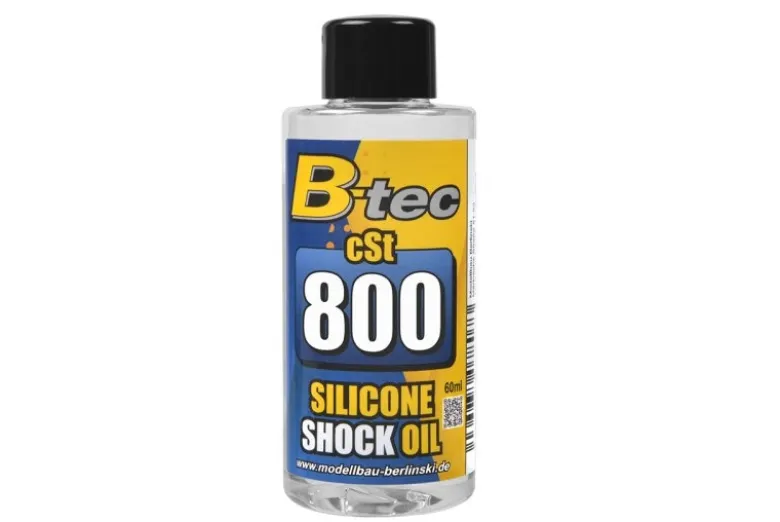 B-tec BT-002-00080Stoßdämpferöl - Hochreines Silikon - 800 CPS - 60ml