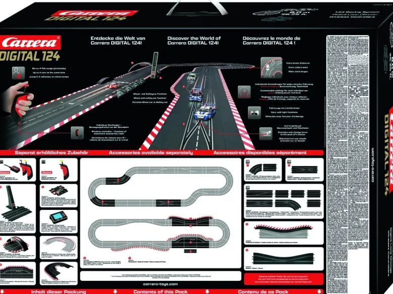 Carrera 20023640Digital 124 'Reach for Gold' Wireless Startpackung 8m Streckenlänge