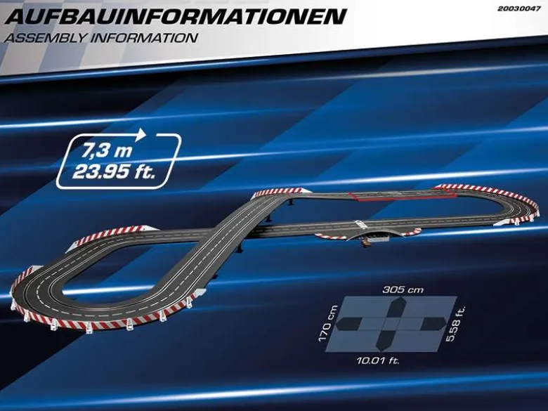 Carrera 20030047Digital 132 Startpackung Victory Circuit 7,3m Streckenlänge Wireless 2.0, McLaren 720S GT3, Audi R8 LMS GT3