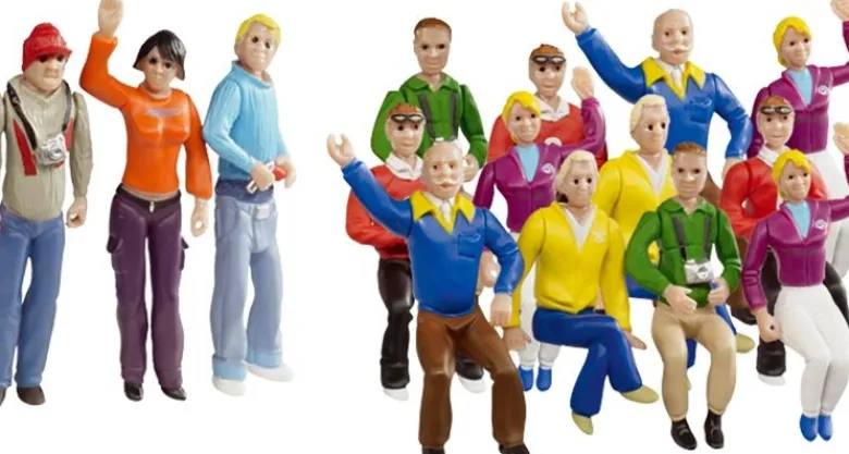Carrera 21128Figurensatz Fans für die Rennbahnstrecke