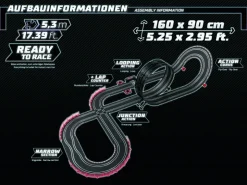 Carrera 62602GO!!! Tuning Zone - Startpackung mit 5,3m Streckenlänge inkl. 2 Hypercars mit Ground Light Effect