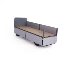 Carson 5009076242-Achs Baustoff-Anhänger 1:14