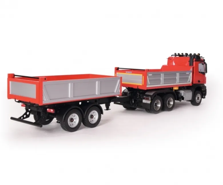 Carson 5009074252-Achs Kipp-Zentralanhänger 1:14 Bausatz