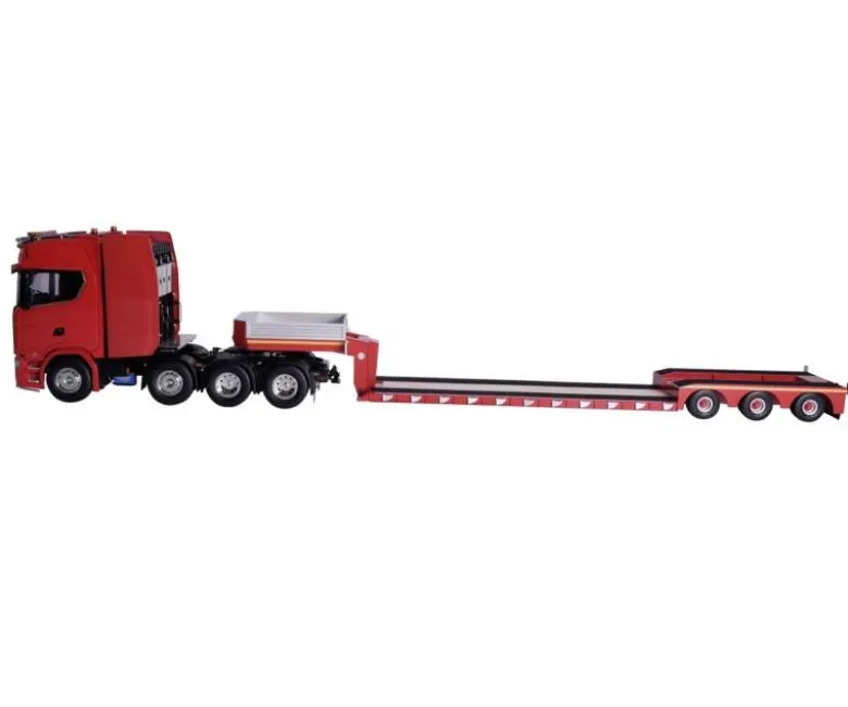 Carson 5009077003-Achstieflader Schwanenhals/Tiefbett 1:14 Bausatz