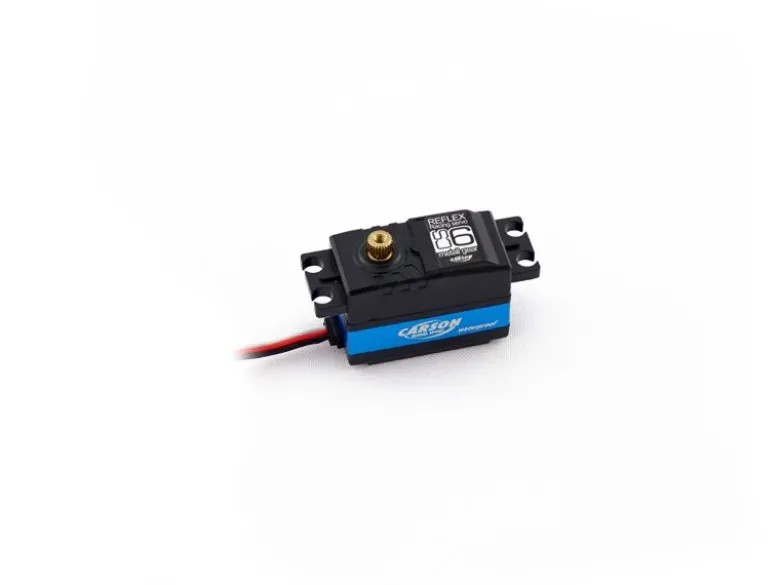 Carson 500502047CS-6 Low-Profile Servo Metallgetriebe, 6 kg, Waterproof