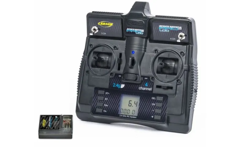 Carson 500500085FS Reflex Stick Pro 3.1 2.4GHz LCD 4-Kanal Fernsteuerung