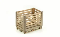 Carson 500907609Holzgitterbox auf Europalette für Modellbautrucks 1:14