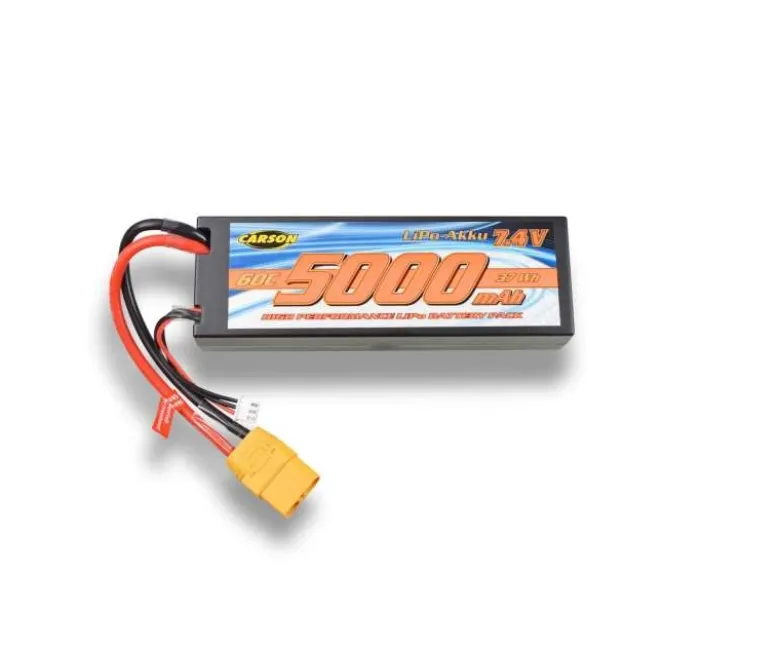 Carson 500608284LiPo Akku 7,4V/5000mAh 60C, mit XT90-Buchse
