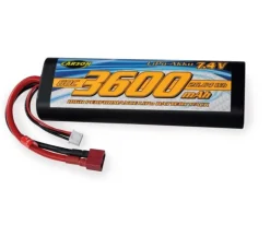 Carson 500608231LiPo Akku 7,4V 3600mAh 60C 2S - Stick Pack T-Plug Tamiya Eurocup