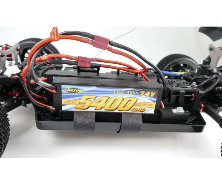 Carson 500608234LiPo Race Akku 7,4V/5400mAh 60C T-Stecker, Hardcase