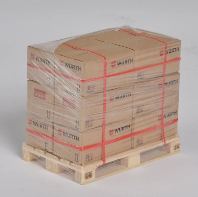 Carson 500907620Modell Euro-Palette 1:14 mit WÜRTH-Verpackungen