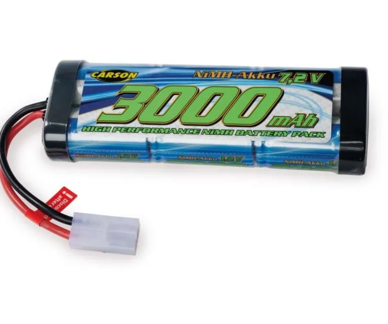Carson 500608224NiMH Race Akku 7,2V/3000mAh, mit Tamiya-Stecker