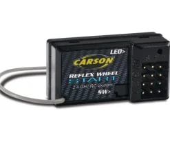 Carson 500500099RC-Reflex Start Elektro Set Sender, Empfänger, USB-Lader, NiMH Akku, Servo, Batterien