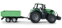 Carson 500907705RC Traktor Deutz-Fahr 82280 TTV 1:16 mit Anhänger 100% RTR