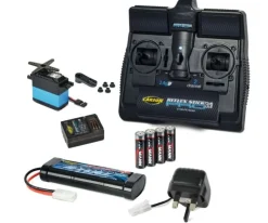 Carson 500707132Reflex Stick Pro 3.1 Elektro Set Fernsteuerung, Empfänger, Servo, Akku & Ladegerät, Batterien