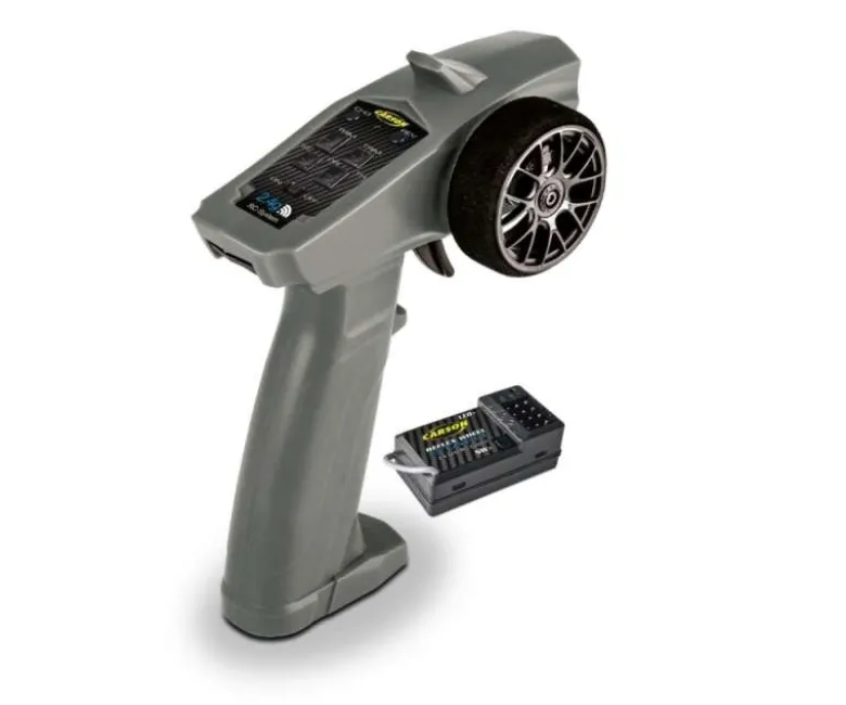 Carson 500500109Reflex Wheel Start 2.4G Fernsteuerung + Empfänger, grau