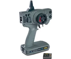 Carson 500500105Reflex Wheel X1 2-CH Fernsteuerung 2.GHz, grau mit Empfänger