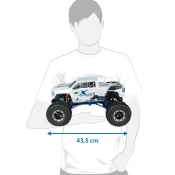 Carson 500404315X-Crawlee Pro 3.0 100% RTR 1:10 Der perfekte Crawler für den Einstieg