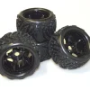 Carson 500900138X10ET Beat Warrior Reifen Set (4) 17mm Virus 1:8 nicht passend bei KOD