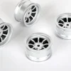 CARTEN NBA263Felge 8-Speichen +4mm, 12mm Hex für M-Chassis, silber (4)