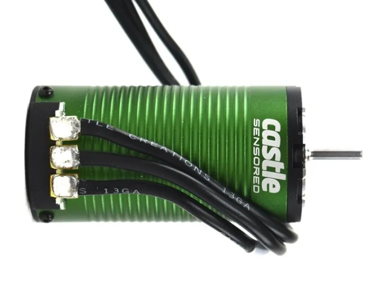 Castle Creations 060-0060-00Brushless Motor 1415 1Y 2400KV 4-Polig Sensored 3-4S LiPo optimal für 1:10 2WD/4WD Shortcouse Trucks