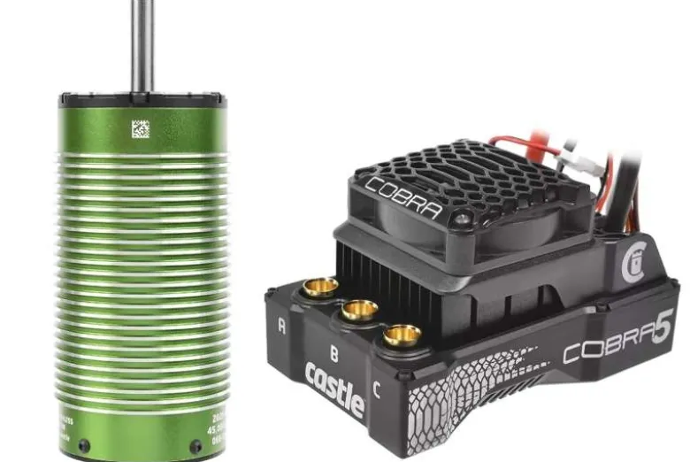 Castle Creations 010-0179-01COBRA 5 Brushless Combo 3-8S mit 2028-800kV Motor