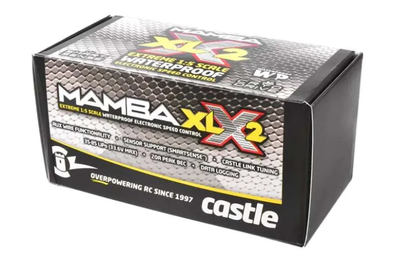 Castle Creations 010-0167-03MAMBA XLX-2, 3-8S, 1:5 Brushless Combo 20A ESC 1260KV Motor