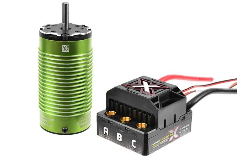 Castle Creations 010-0145-06MAMBA X Monster Brushless Combo 1/8 1515 2200KV Motor Senso.