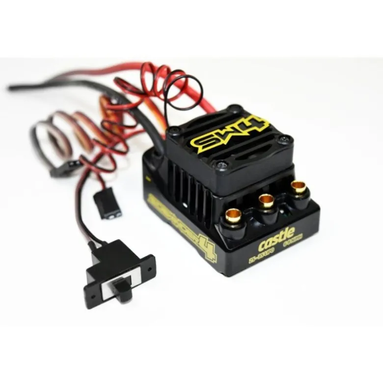 Castle Creations 010-0164-07Sidewinder 4 WP 12,6V ESC, 2A BEC, mit 1415-2400kV Motor