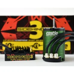 Castle Creations 010-0115-08SV-3 Sidewinder 1/10 BL Combo 2-3S LiPo - Motor 1406-7700KV
