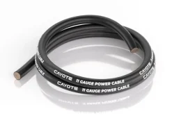 Cayote CYECW0511AWG Kabel mit dünner Wandstärke 4.5mm 1m schwarz passend für CREST 8 & Evo