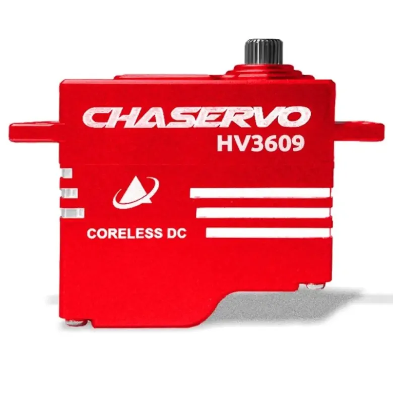CHASERVO CHA-HV3609HV3609 HV-Servo 20mm 27.0kg Aluminiumgehäuse, Metallgetriebe, Doppelkugellager
