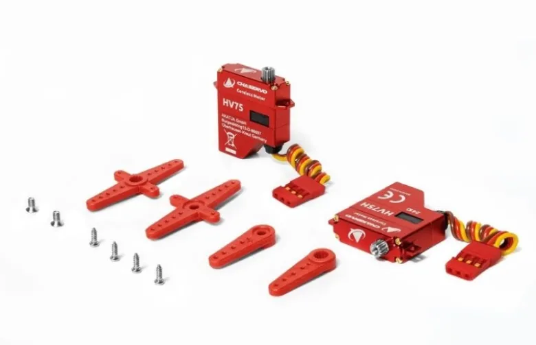 CHASERVO CHA-HV75HV75 HV-Servo 7,5mm 6.5kg Aluminiumgehäuse, Metallgetriebe