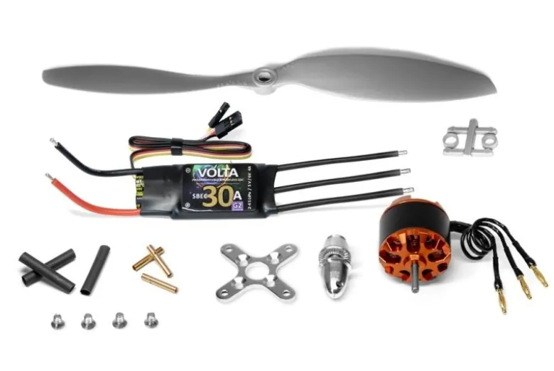 CHASERVO CHA-Motor-Set-SupAntriebsset für Super Extra L (Volta X2212/1450)