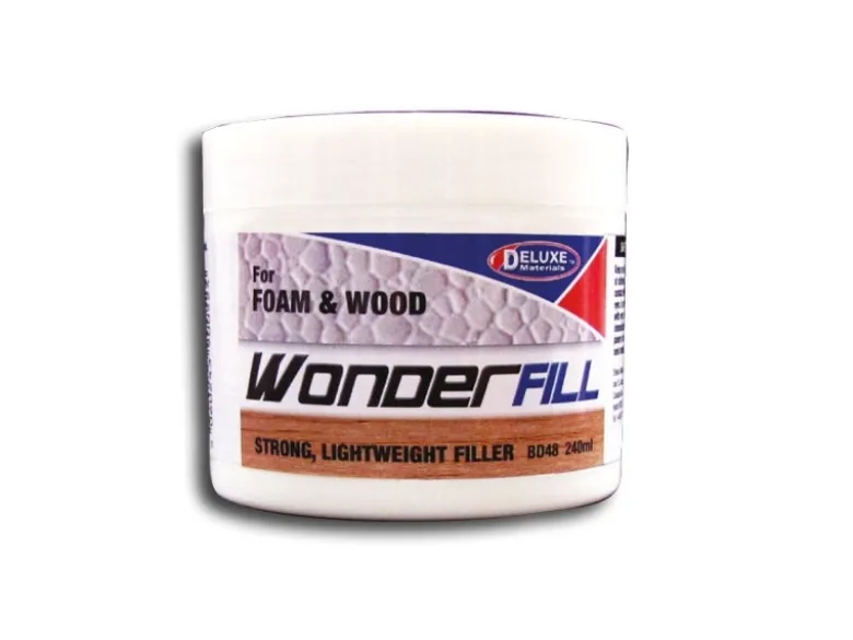 Deluxe Materials 44096WonderFill Spachtel 240 ml für Hartschaum und Holz