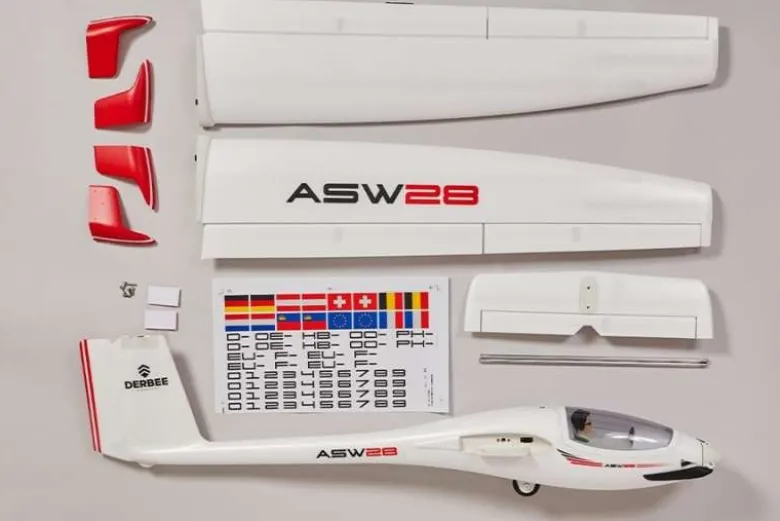 DERBEE DBASW17200ASW-28 Elektrosegler PNP - 200cm