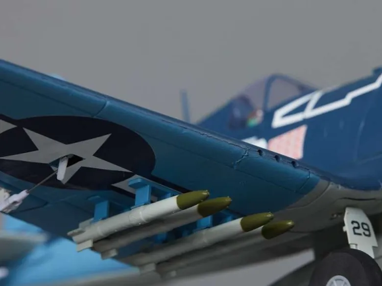 DERBEE DB001PBF4U Corsair Warbird PNP blau - 75cm