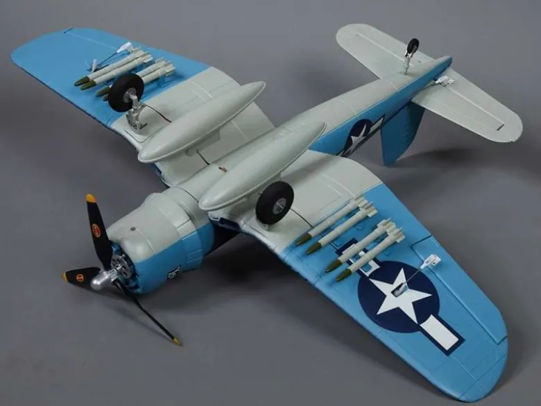 DERBEE DB001PBF4U Corsair Warbird PNP blau - 75cm