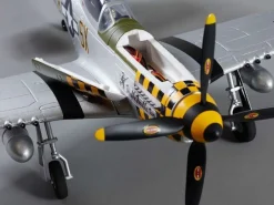 DERBEE DB003PGP-51D Mustang Warbird PNP gelb - 75cm