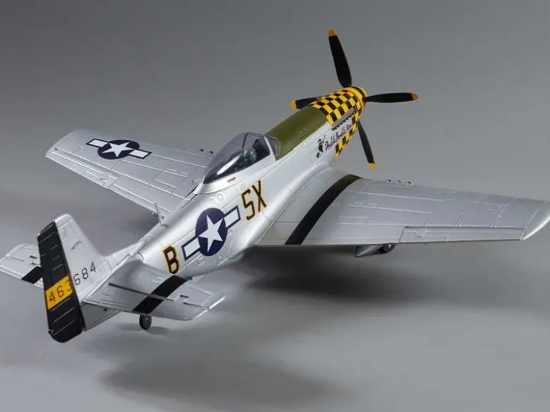 DERBEE DB003PGP-51D Mustang Warbird PNP gelb - 75cm