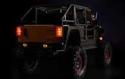 DF-Models 3163DF-4S PRO Crawler 1:10 313mm Radstand, 2.4GHz RTR, gelb in Transportbox